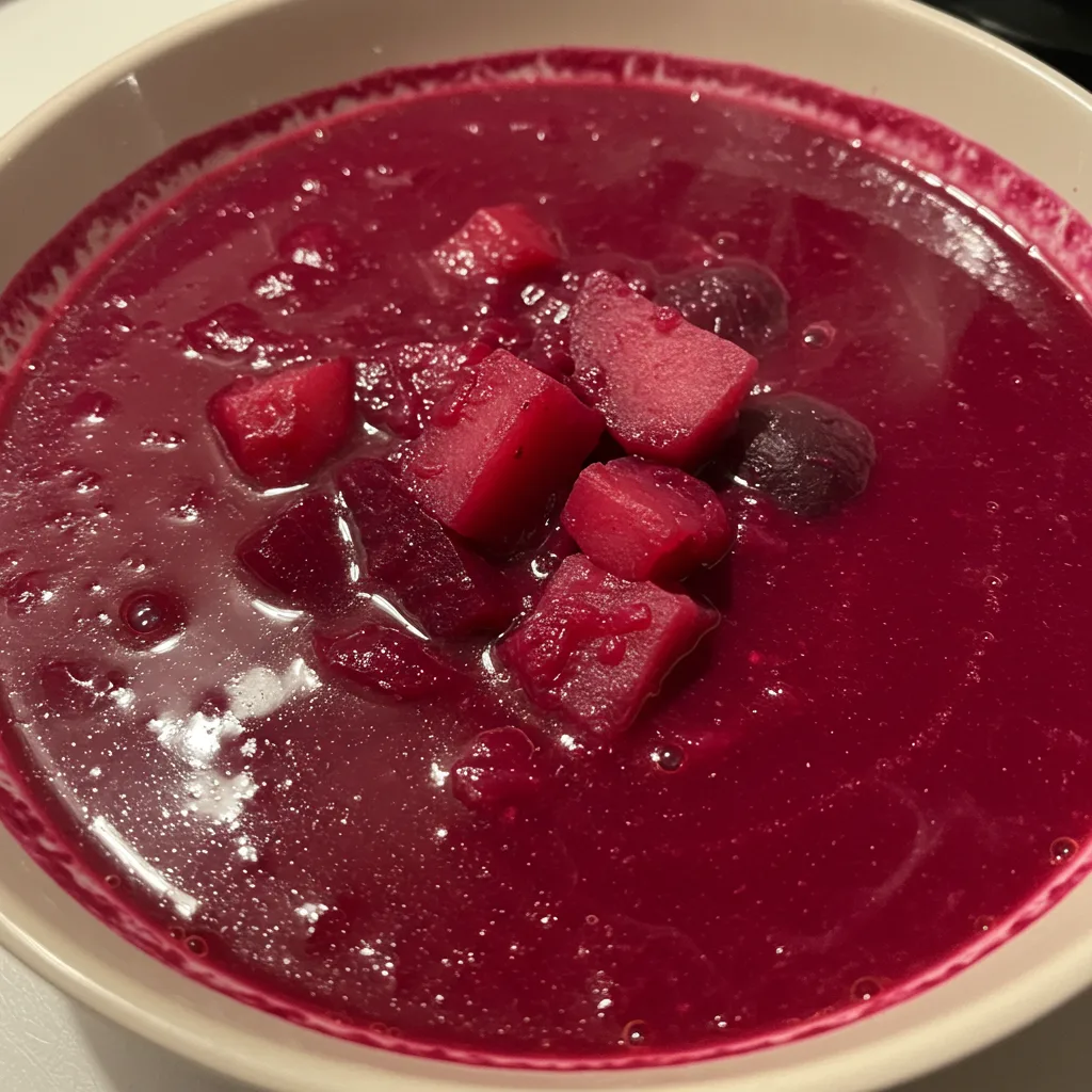 Rote Bete Kartoffel Suppe