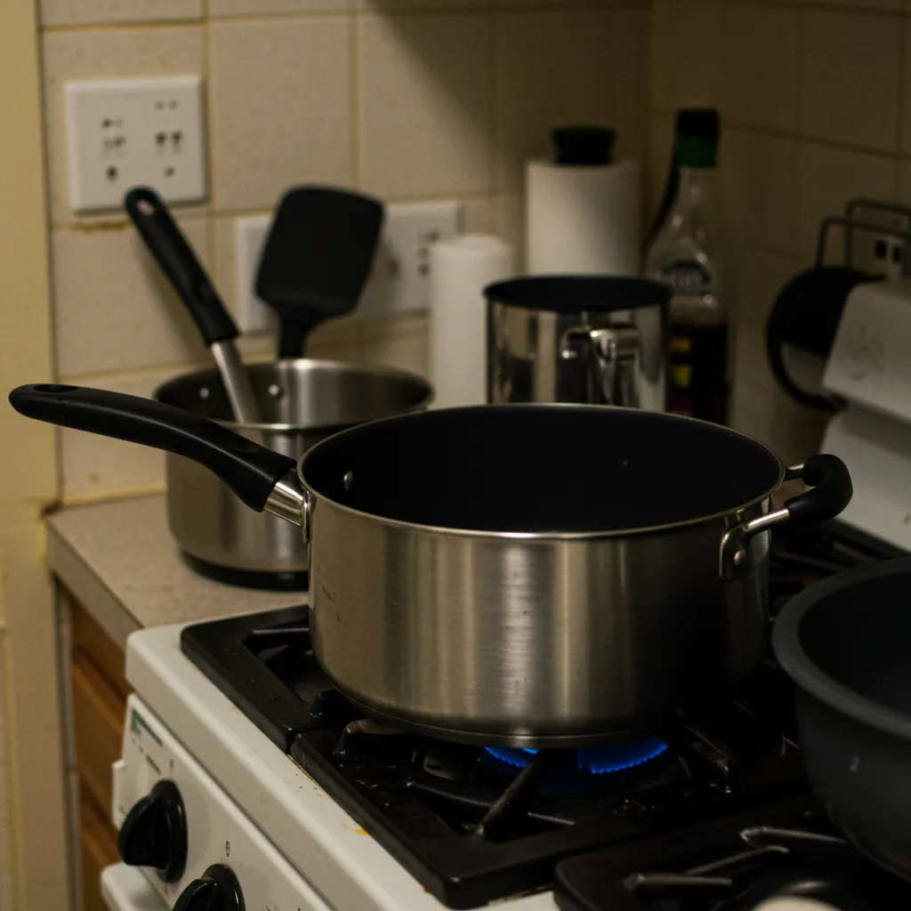 Grundausstattung für schnelles Kochen