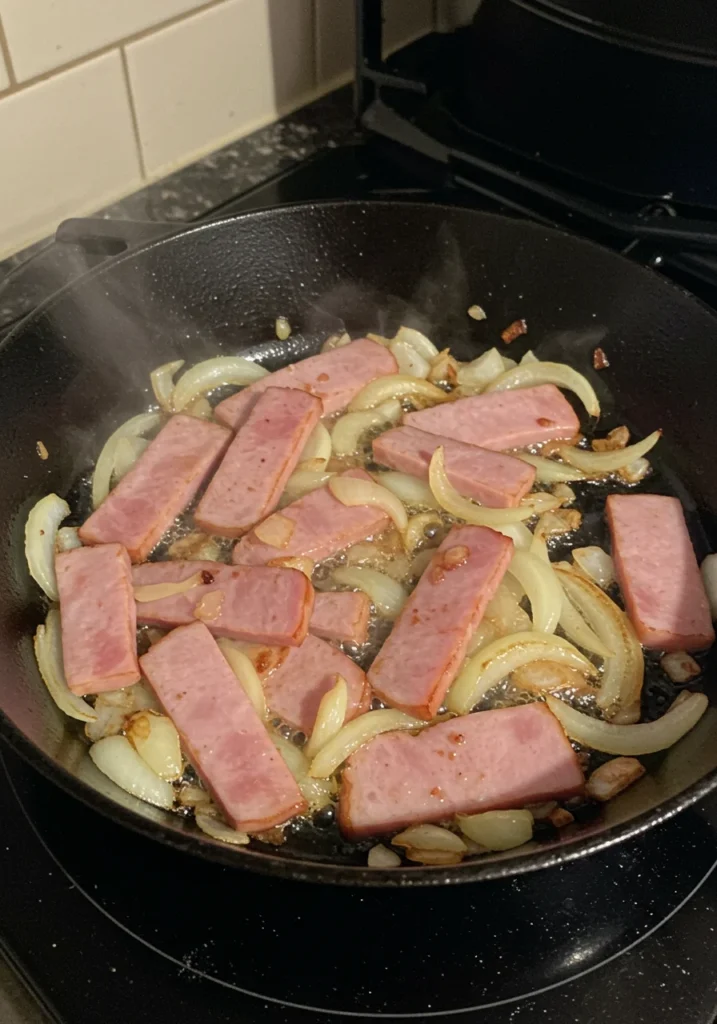Schritt-für-Schritt-Anleitung Tortellini Schinken Sahne Soße