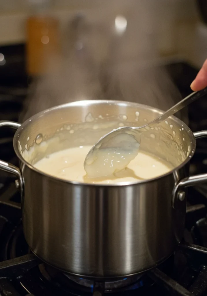 Schritt-für-Schritt-Anleitung Tortellini Schinken Sahne Soße