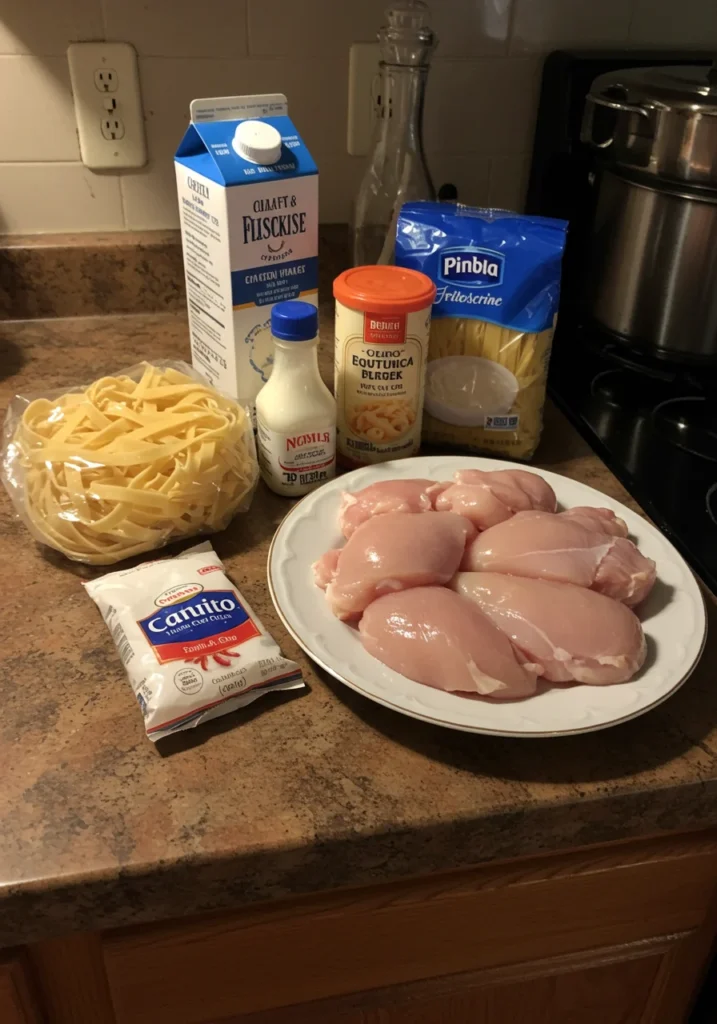 Zutaten Chicken alfredo
