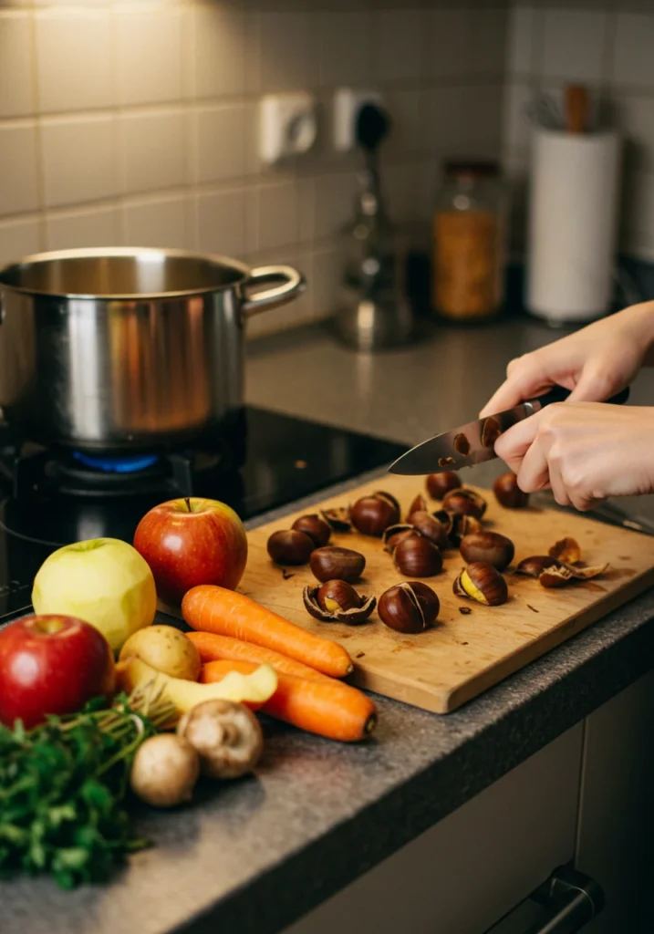 Einfaches Rezept für Maronensuppe – Schritt für Schritt