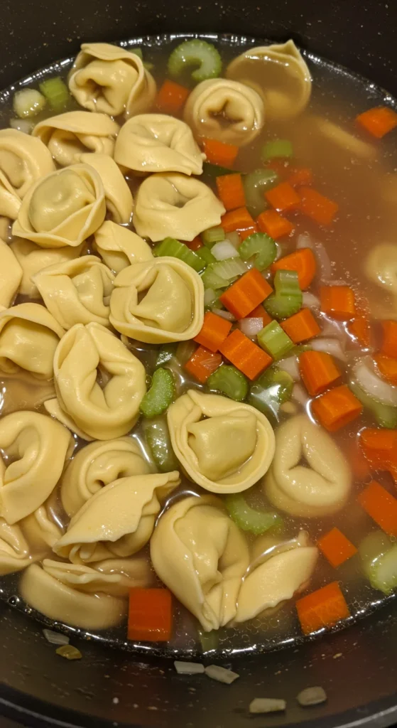 Zutaten für die perfekte Tortellini Suppe – flexibel & unkompliziert