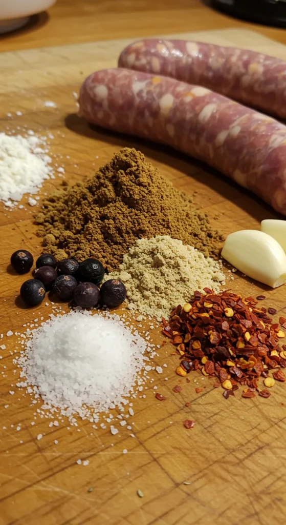 1. Die Grundzutaten: Was braucht man für selbstgemachte Bratwurst?