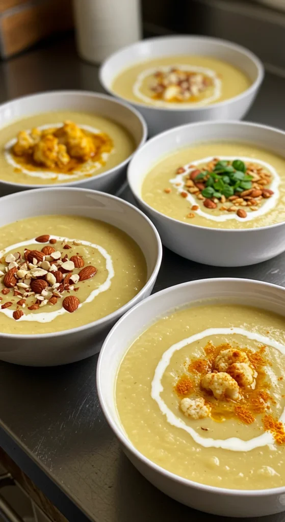 Variationen – Einfache Ideen für Blumenkohlsuppe