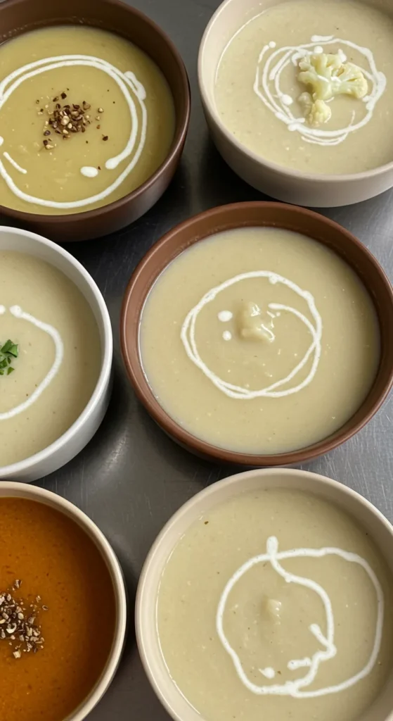 Variationen – Einfache Ideen für Blumenkohlsuppe