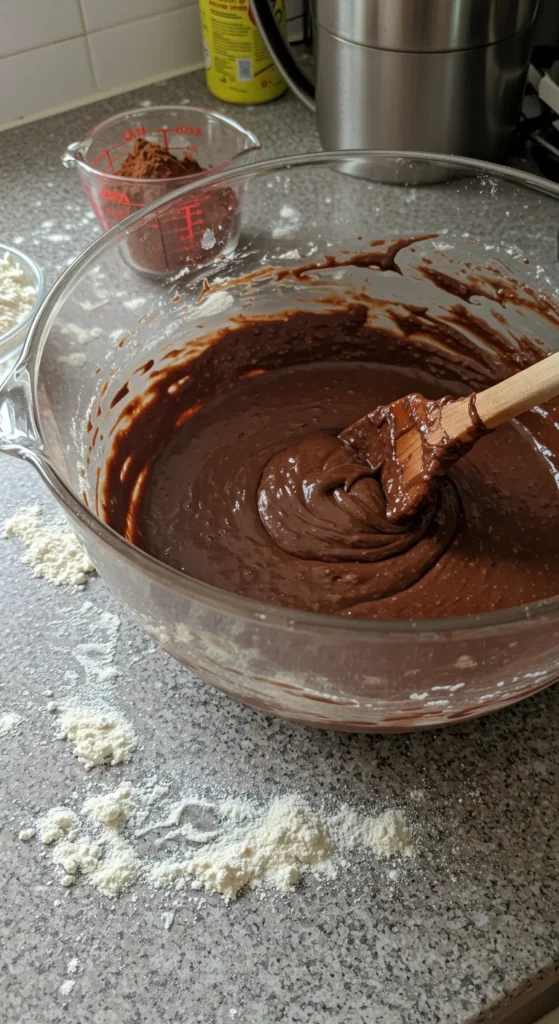 Schritt-für-Schritt-Anleitung: So gelingt der perfekte brownie and cheesecake.