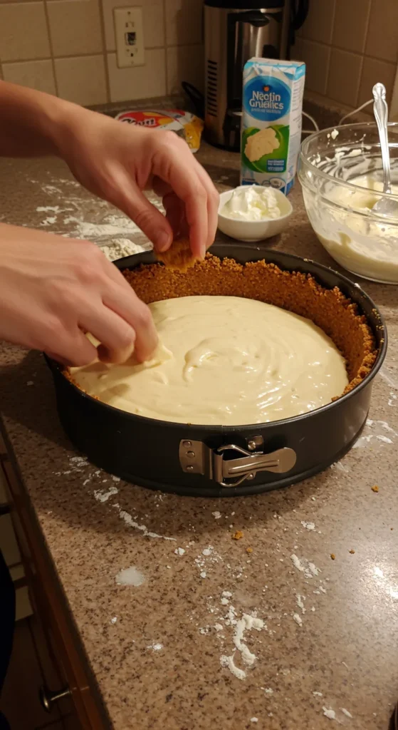 Schritt-für-Schritt-Anleitung: So gelingt der perfekte brownie and cheesecake.