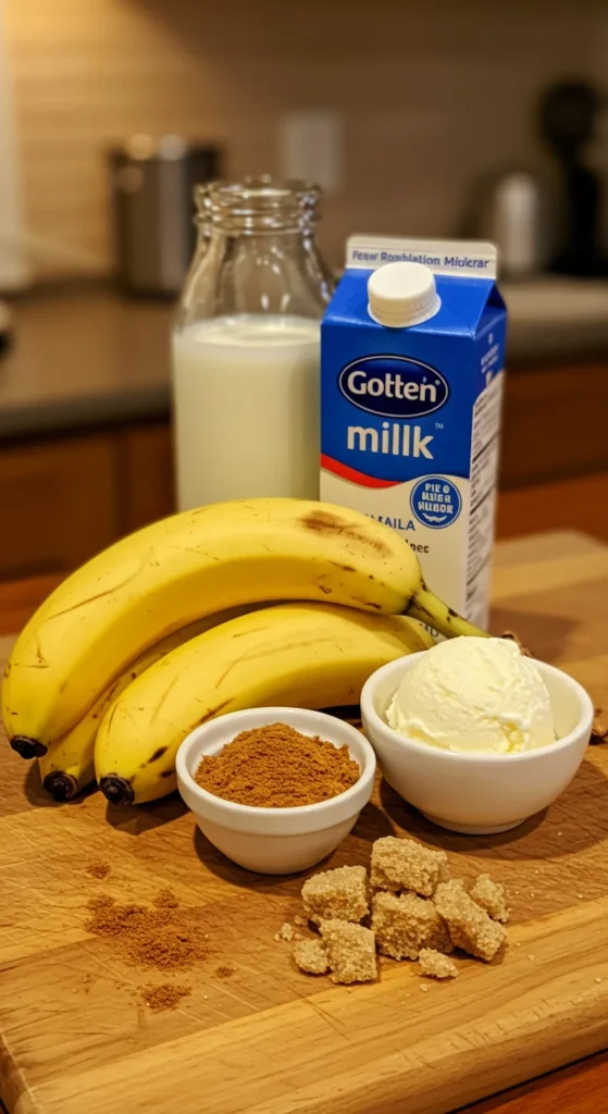Grundrezept – Dein perfekter Bananen Milchshake in nur 5 Minuten