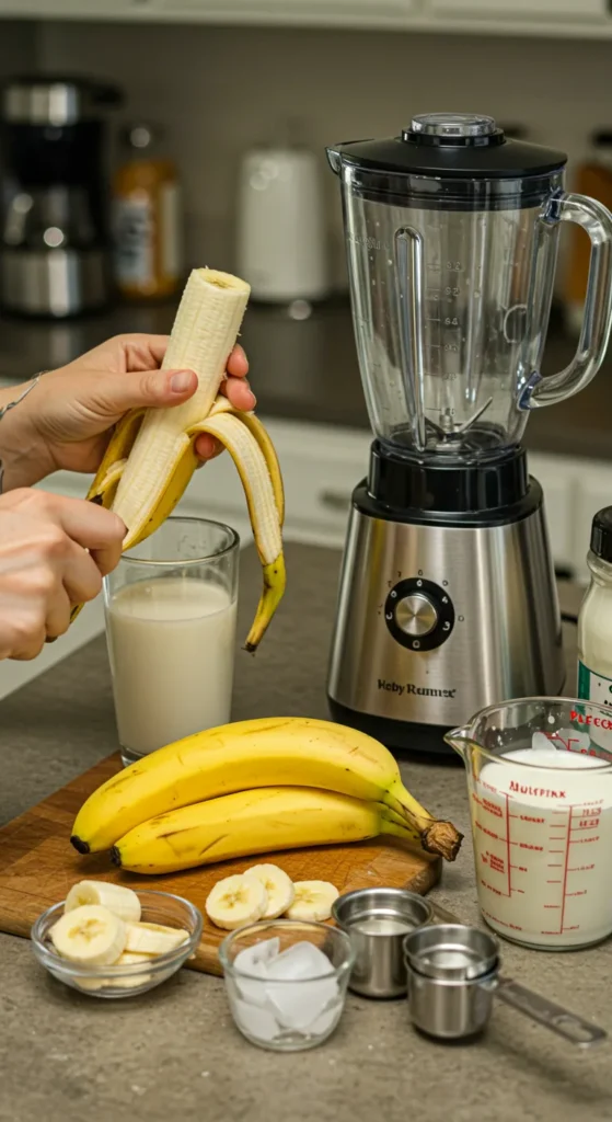 Grundrezept – Dein perfekter Bananen Milchshake in nur 5 Minuten