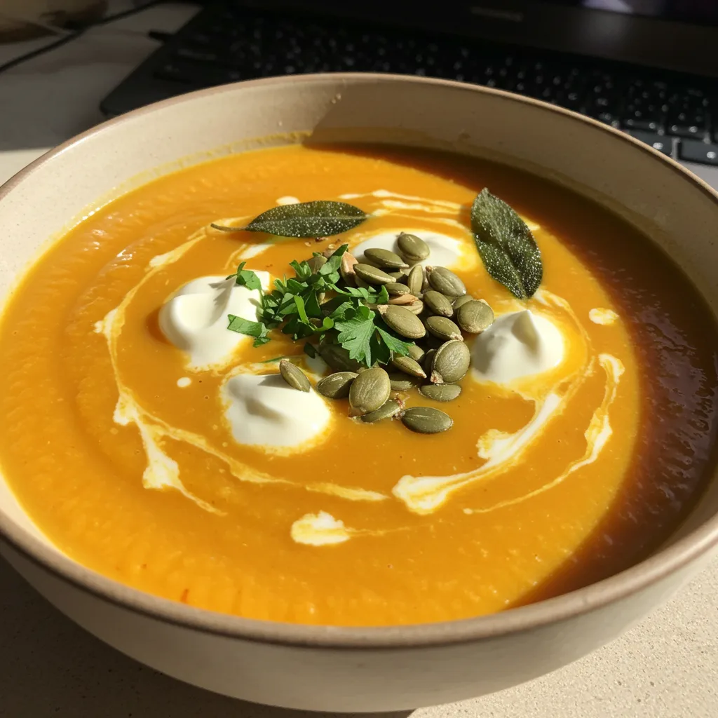 Die Zutaten für die perfekte Kürbissuppe Butternut