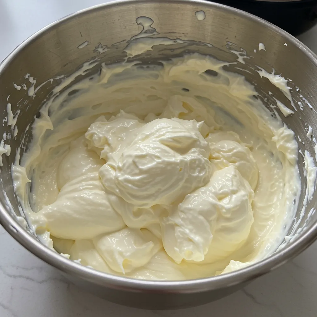 Mascarpone und Sahne kombinieren