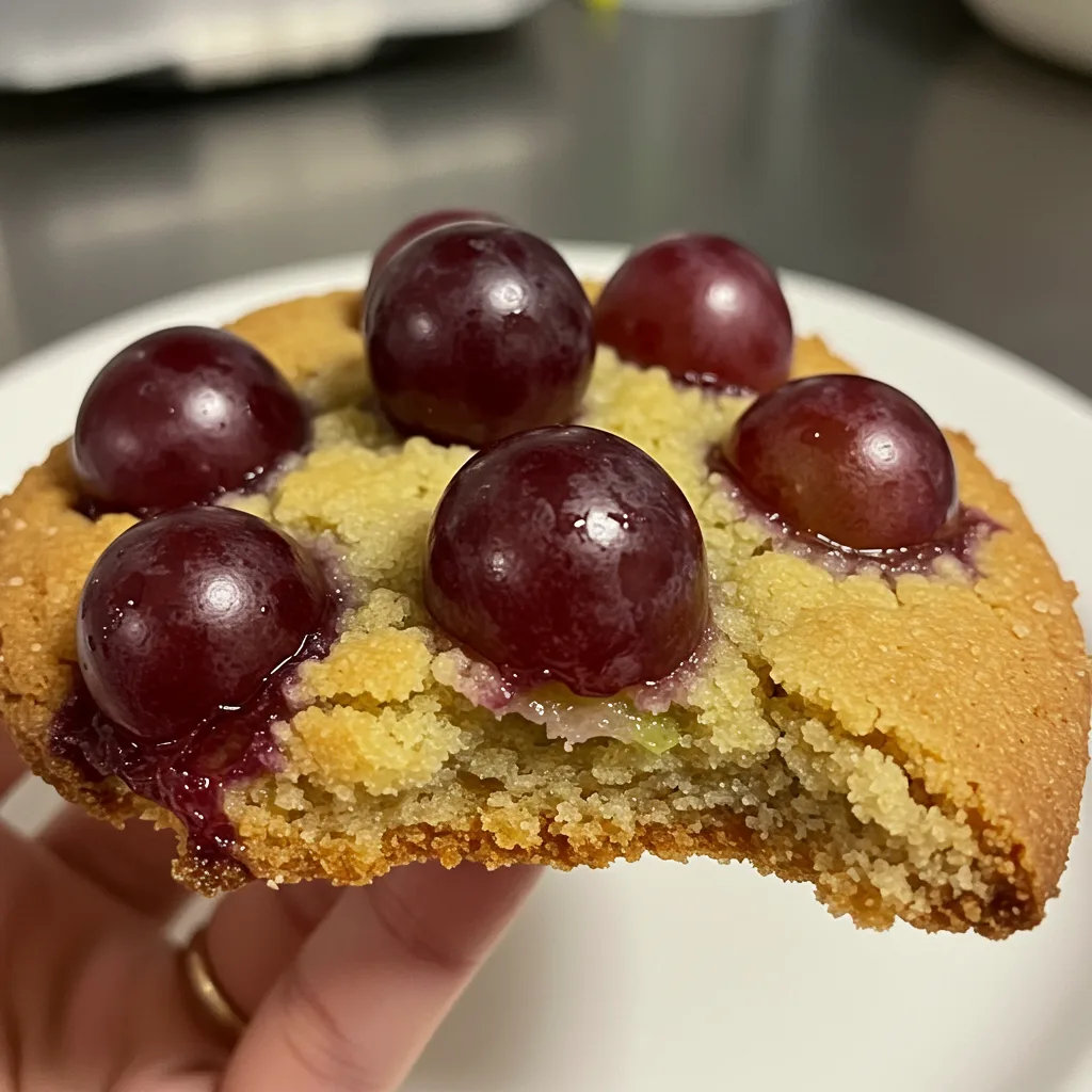 Trauben Cookie Dessert