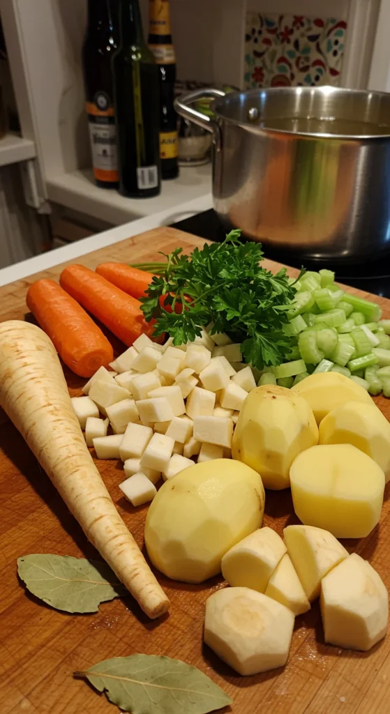 Zutaten für die perfekte Pastinakensuppe – einfach & wohlschmeckend