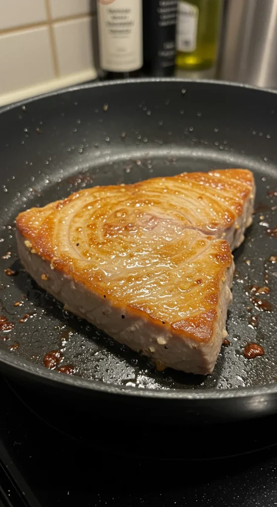 Thunfischsteak braten