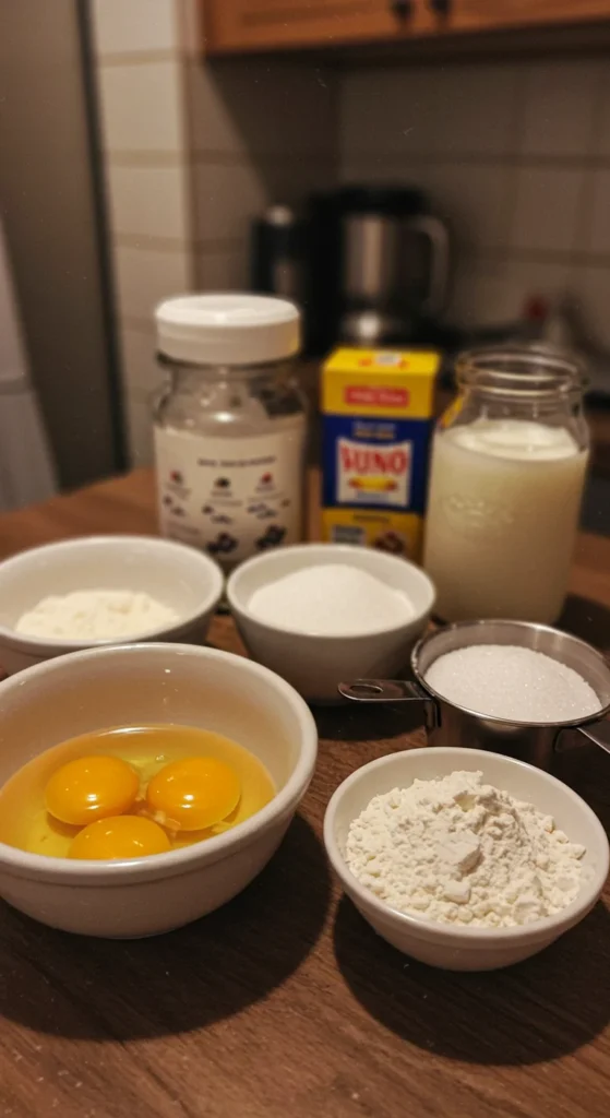 Zutaten für die perfekte Biskuitroulade