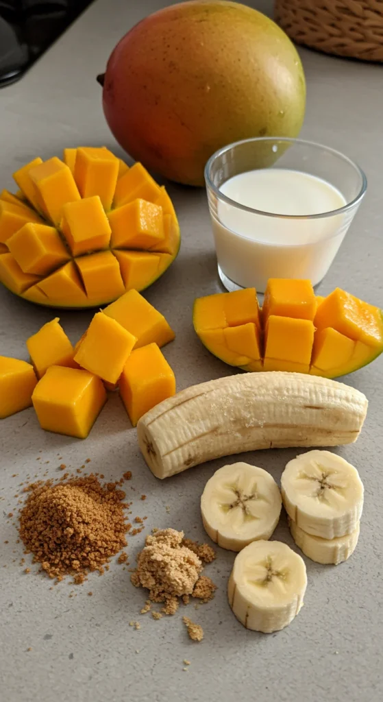 Grundrezept – Dein cremiger Mango Smoothie in 5 Minuten
