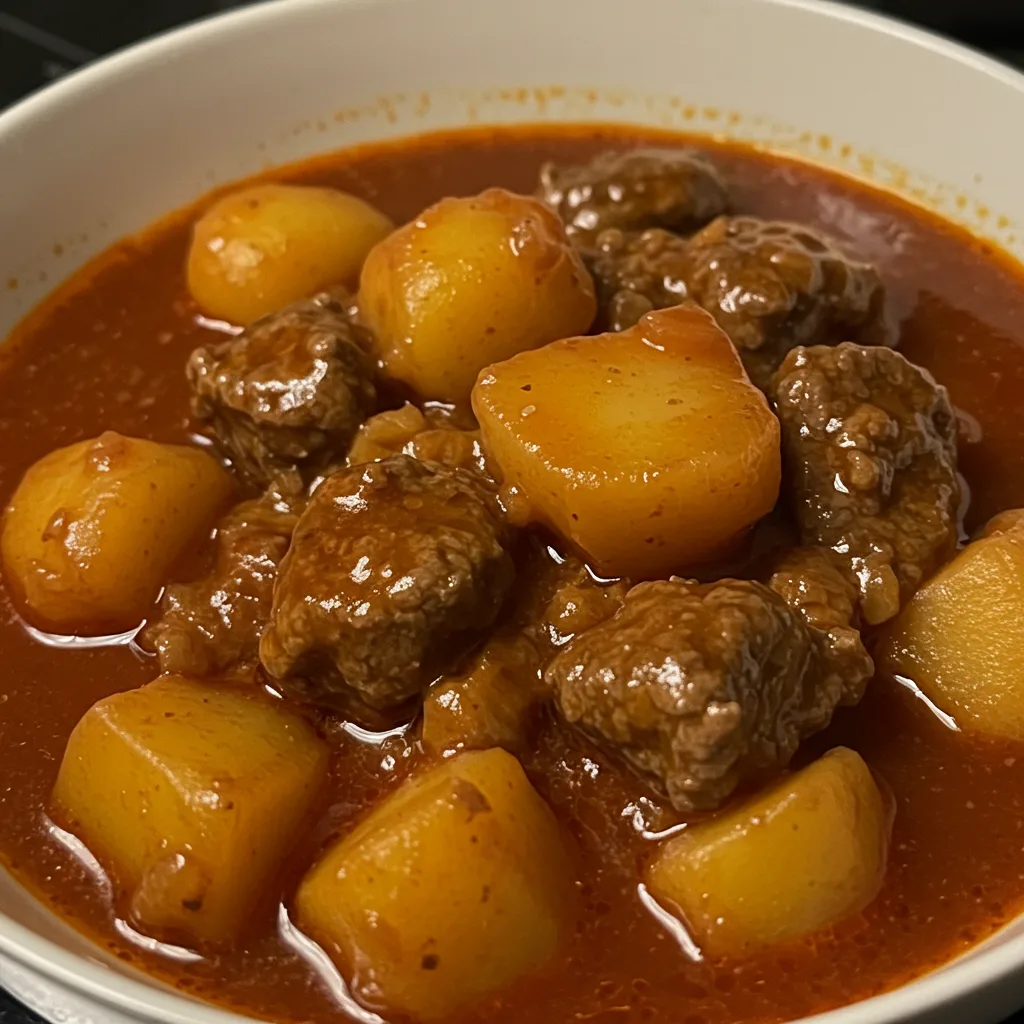 Erdäpfelgulasch