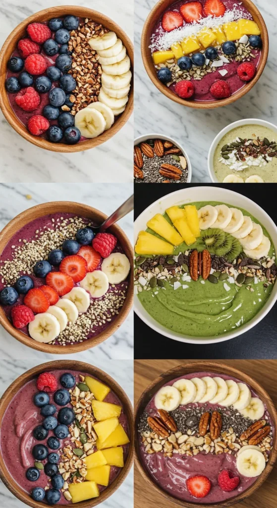 2 Einfache Smoothie Bowl Rezepte – Schnell gemacht & unwiderstehlich!