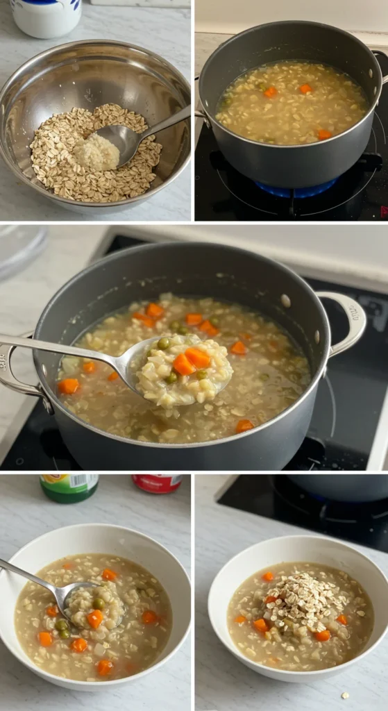 Grundrezept – Haferflockensuppe in 20 Minuten